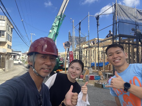 岸和田市平屋の注文住宅上棟しました。